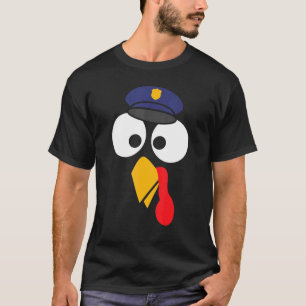 Coole Polizei Türkei Polizist Boys Pilgrim Thanksg T-Shirt