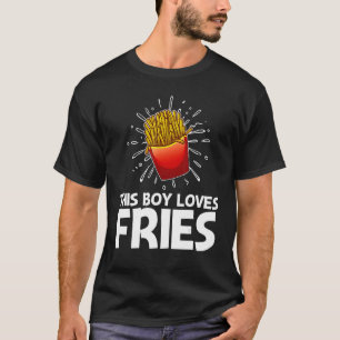 Coole Pommes frites für Jungen Kinder Fry Fast Foo T-Shirt