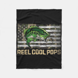 Coole Pop Angeln Camouflage Flaggenflagge Tag Fisc Fleecedecke