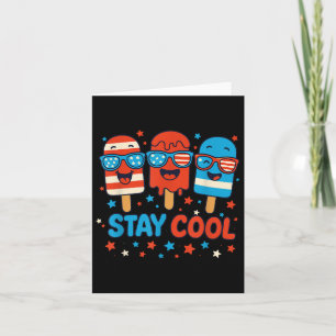 Coole Popsicle Shirt Boys Men 4. Juli Amerika Karte
