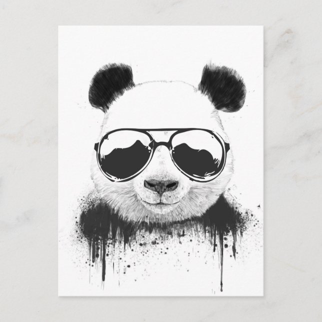 coole Postkarte bleibe (Vorderseite)