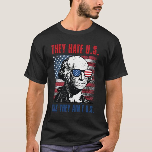 Coole Präsidenten-Sonnenbrille  T-Shirt (Vorderseite)