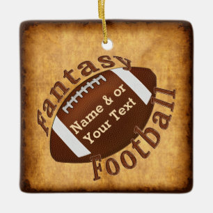 Coole preiswerte Fantasy Football-Geschenkideen pe Keramikornament