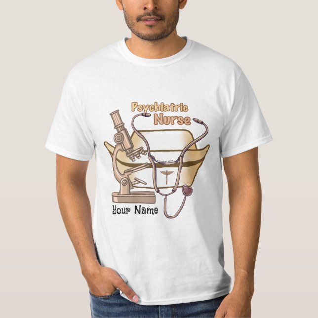 Coole Psychiatrische Krankenschwester T-Shirt (Vorderseite)