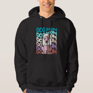 Coole Pudel-Hundemutter Retro Vintage Hund Hoodie
