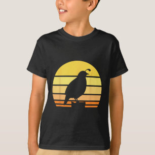 Coole Quail Art Men Bird Hunter Quail Upland T-Shirt