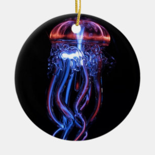 Coole Quallen leuchtendes helles Phenomeno Keramik Ornament