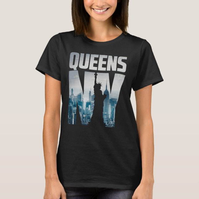 Coole Queens Graphic Tee Shirts, Queens New York C (Vorderseite)