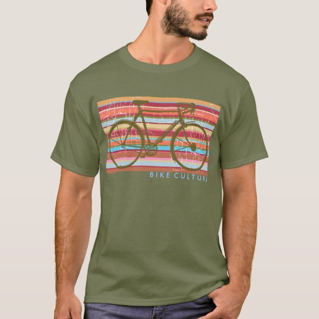 coole Radidee für Radfahrer T-Shirt (Vorderseite)
