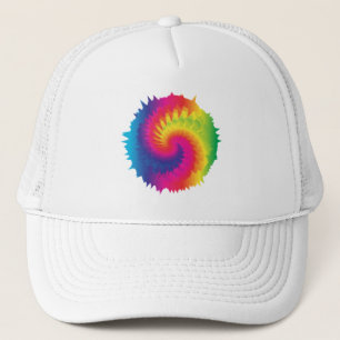 Coole Rainbow-Gefärbte Krawatte Truckerkappe