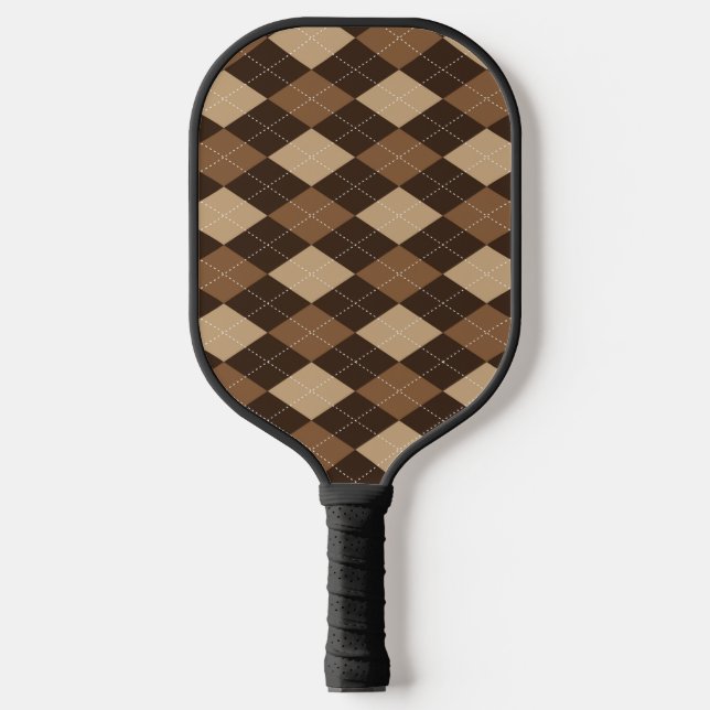 Coole Raute Muster mit Stiften Pickleball Schläger (Vorderseite)