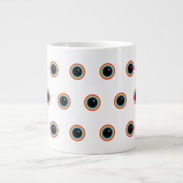 Coole Regenbogenaugen Jumbo-Tasse