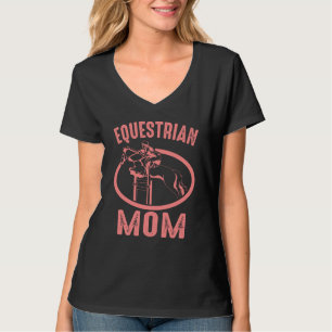 Coole Reitsport-Mama für Pferdeshow Jumping Women T-Shirt