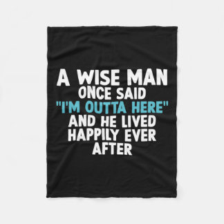 Coole Rentenart für Männer Vaterschaft Opa Retiree Fleecedecke