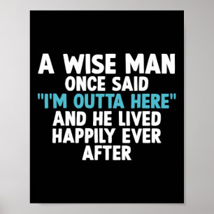 Coole Rentenart für Männer Vaterschaft Opa Retiree Poster