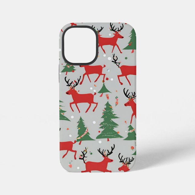 Coole Rentiere iPhone Hülle (Rückseite)