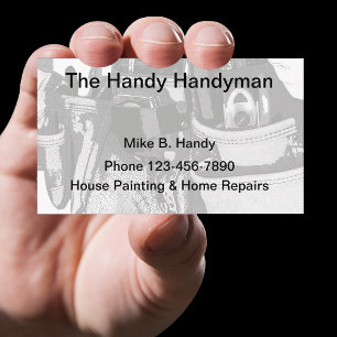 Coole Reparatur von Handyman Zuhause Visitenkarte