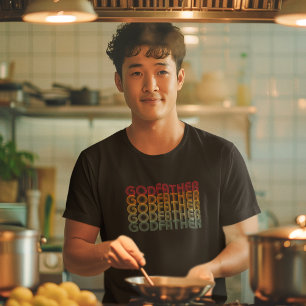 Coole Retro-70er-Jahre-Stacks-Typografie T-Shirt