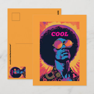 Coole/Retro-Ansichtskarte Postkarte