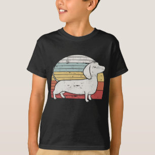 Coole Retro Dackel Dog Geschenkidee Weiner Dog Fa T-Shirt