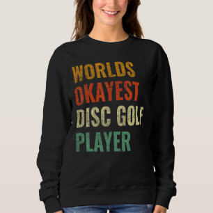 Coole Retro-Disk Golf Sport 3 Sweatshirt