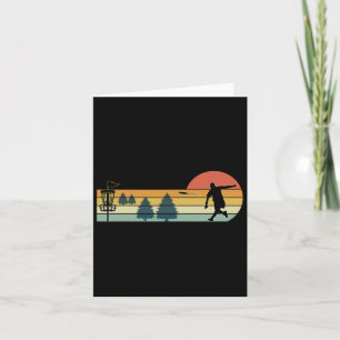 Coole Retro-Disk Golf Sport Karte