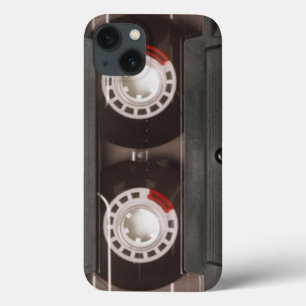 Coole Retro-Kassette der 80er Jahre mit Vintagem B iPhone 13 Hülle