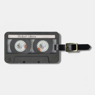 Coole Retro-Kassette Mix-Tape Gepäckanhänger