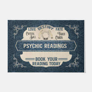 Coole Retro Psychische Lesmatte, Tarot Liebhaber Fußmatte