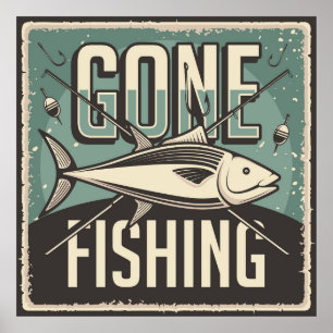 coole Retro-Vintage Angelfreunde Poster