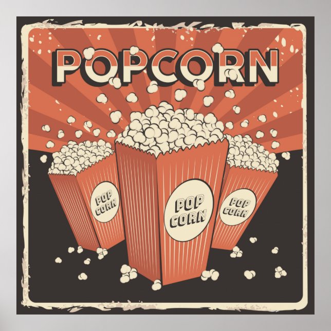 coole Retro-Zuhause-Theaterkunst Poster (Vorne)