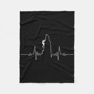 Coole Rock Climbing Kunst Für Männer Frauen Berg F Fleecedecke