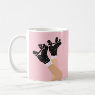 Coole Roller-Skate Derby Skater Gift Kaffeetasse