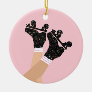 Coole Roller-Skate Derby Skater Gift Keramik Ornament