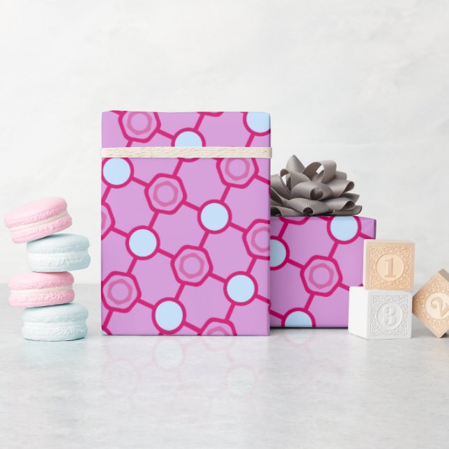 Coole romantische Geschenkeleihe Geschenkpapier (Babyparty)
