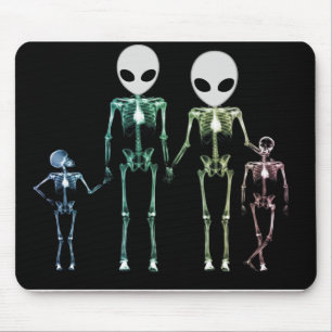 coole Röntgen-Skelett-Mausunterlage Mousepad