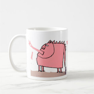 Coole rosa Drache-Tasse Kaffeetasse