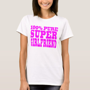 Coole rosa Geschenke 4 Freundinnen: Superfreundin T-Shirt