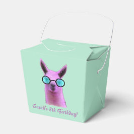 Coole Rosa Llama Geschenkboxen Gastgeschenke Geschenkschachtel