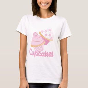 Coole rosa Süßigkeits-kleine Kuchen T-Shirt