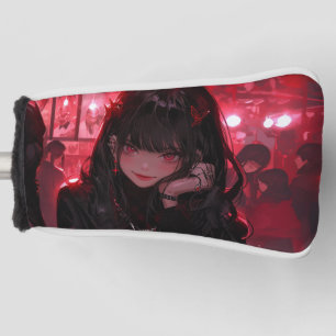 Coole Rot und Schwarz Kokett Vampire Anime Girl Ni Golf Headcover