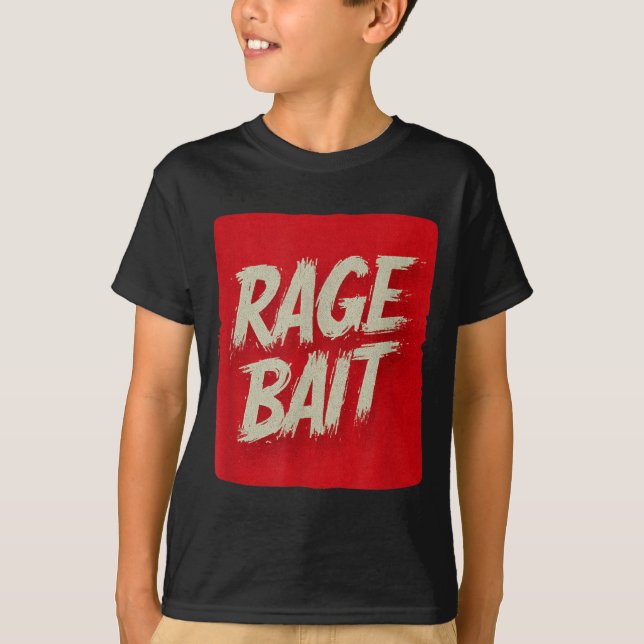 Coole rote Rage-Bait-Kostüm T-Shirt (Vorderseite)