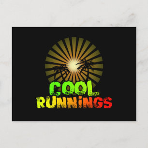 Coole Running Jamaica Postkarte