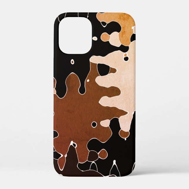 Coole rustikale Herbstfarben Case-Mate iPhone Hülle (Rückseite)