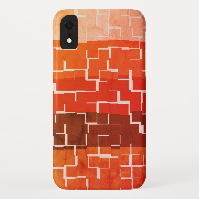Coole rustikale Herbstfarben Case-Mate iPhone Hülle (Rückseite)