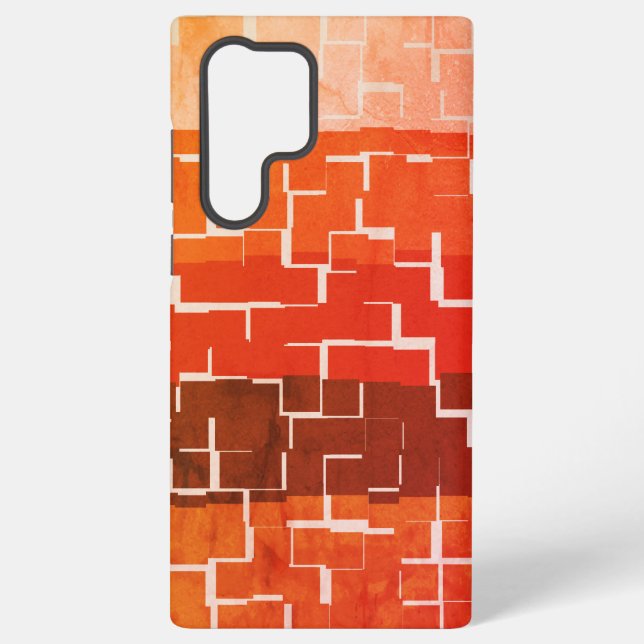 Coole rustikale Herbstfarben Samsung Galaxy Hülle (Rückseite)