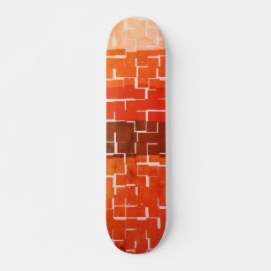 Coole rustikale Herbstfarben Skateboard