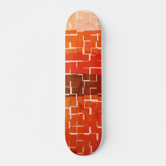 Coole rustikale Herbstfarben Skateboard (Vorne)