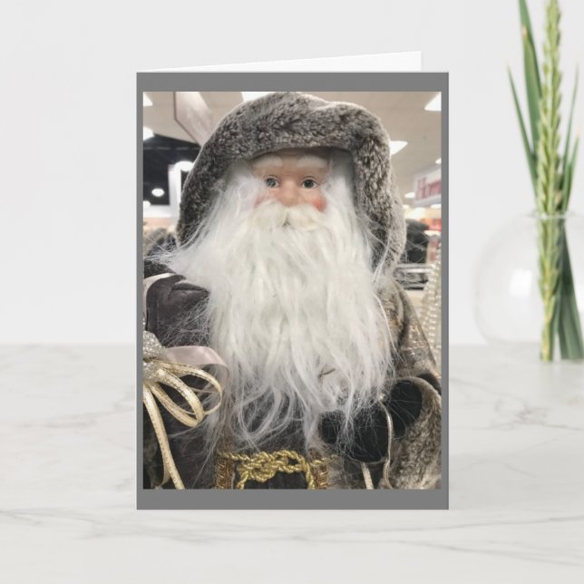 **COOLE SANTA SAYS MERRRRRRY CHRISTMAS** KARTE (Vorderseite)