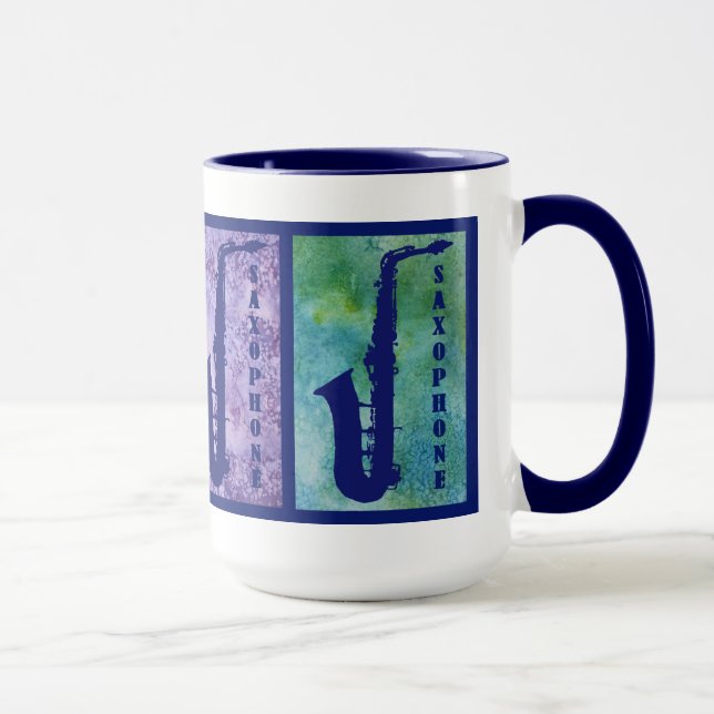 Coole Saxophone-Windows-Tasse Tasse (Rechts)